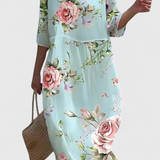 Martina – Vestido Floral Con Estilo Elegante y Moderno