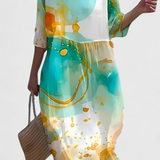 Martina – Vestido Floral Con Estilo Elegante y Moderno