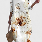 Martina – Vestido Floral Con Estilo Elegante y Moderno
