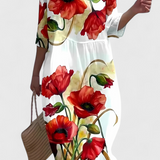 Martina – Vestido Floral Con Estilo Elegante y Moderno