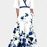 Ana – Vestido Envoltura Floral Para Un Estilo Sofisticado