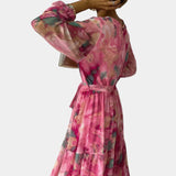 Dajana – Vestido Maxi Envolvente Con Estampado Floral Para Brillar Con Estilo