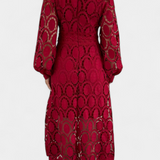 Elena – Vestido Midi de Encaje Con Estilo Elegante y Atemporal