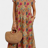 Claudia – Vestido Floral Chic para Un Estilo Fresco y Elegante