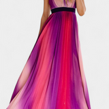Claudia – Vestido Plisado con Estilo Vibrante y Elegante