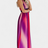 Claudia – Vestido Plisado con Estilo Vibrante y Elegante
