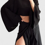 Clara – Conjunto Bohemio con Kimono y Pantalón Cruzado para Estilo y Comodidad
