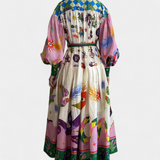 Clara – Vestido Midi Elegante Con Estilo Refinado