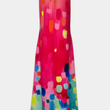 Elena – Vestido Colorido Sin Mangas Para Brillar Con Estilo