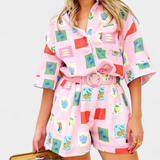 Valentina – Conjunto de Camisa y Shorts Ideal para Veranos Alegres
