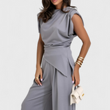 Claudia – Conjunto Asimétrico Elegante para Momentos Especiales