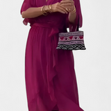 Isabel – Vestido Flowy con Escote en V para un Verano Elegante y Confortable