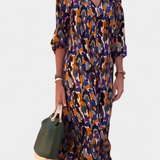 Elena – Vestido Retro con Estilo Sofisticado y Encanto Atemporal
