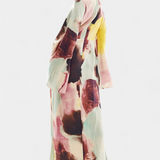 Valentina – Vestido Maxi Acuarela con Estilo Único y Elegante