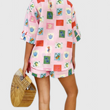 Claudia – Conjunto de Estampado Colorido Para un Estilo Vibrante y Cómodo