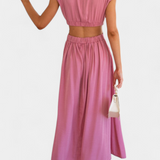 Mariana – Conjunto Largo Minimalista Para Luces de Verano Elegancia Sublime