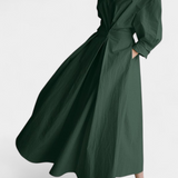 Claudia – Vestido Maxi de Manga Larga Con Estilo Atemporal