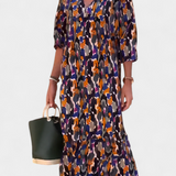 Elena – Vestido Retro con Estilo Sofisticado y Encanto Atemporal