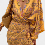 Elena – Vestido Boho con Estampado Floral para un Verano Radiante