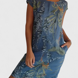 Claudia – Vestido Cómodo de Escote Redondo para Tu Estilo Diario
