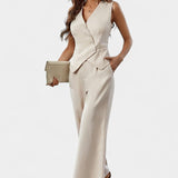 Valentina – Elegante Conjunto de Chaleco y Pantalones para Lucir Radiante