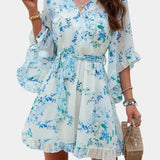 Elena – Vestido Mini Floral Impreso Ideal Para Momentos Especiales