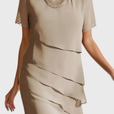 Claudia – Vestido de Gasa con Estilo Elegante y Versátil