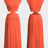 Mariana – Conjunto Largo Minimalista Para Luces de Verano Elegancia Sublime