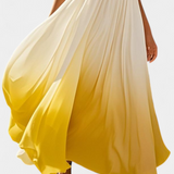Valentina – Vestido Maxi Halter con Perlas para Brillar en Cada Ocasión