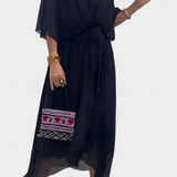 Isabel – Vestido Flowy con Escote en V para un Verano Elegante y Confortable
