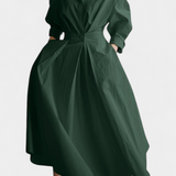 Claudia – Vestido Maxi de Manga Larga Con Estilo Atemporal
