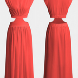 Mariana – Conjunto Largo Minimalista Para Luces de Verano Elegancia Sublime
