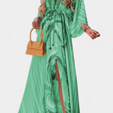 Isabel – Vestido Maxi Colorido para Momentos Especiales