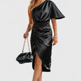 Elena – Vestido de Satén Sofisticado y Elegante para Cada Ocasión