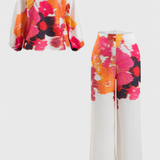 Estela – Conjunto Estampado de Dos Piezas con Estilo Sofisticado