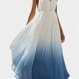 Valentina – Vestido Maxi Halter con Perlas para Brillar en Cada Ocasión