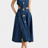 Lía – Vestido de Mezclilla Moderno para un Estilo Único y Sofisticado