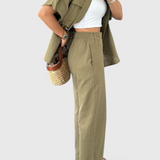 Amaya – Conjunto de Camisa y Pantalones Elegante y Cómodo para Cada Ocasión
