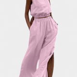 Elena – Conjunto de Algodón y Lino con Estilo Moderno y Versátil