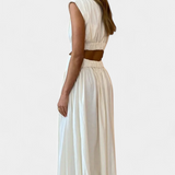 Mariana – Conjunto Largo Minimalista Para Luces de Verano Elegancia Sublime