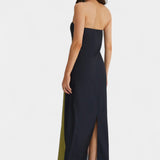 Adriana – Vestido Maxi Sin Tirantes con Estampado Floral para Días Soleados