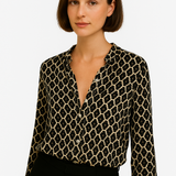 Clara – Blusa Casual Con Estampado Geométrico Para Un Look Elegante