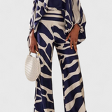Estela – Conjunto Estampado de Dos Piezas con Estilo Sofisticado
