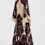 Luciana – Vestido Elegante con Estampado Sofisticado y Toque Moderno