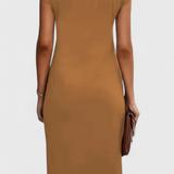 Claudia – Vestido Midi Atemporal Con Estilo Elegante Y Versátil