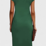 Claudia – Vestido Midi Atemporal Con Estilo Elegante Y Versátil