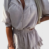 Clara – Conjunto de Verano de Dos Piezas Ideal para Días Soleados