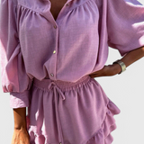 Clara – Conjunto de Verano de Dos Piezas Ideal para Días Soleados