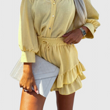 Clara – Conjunto de Verano de Dos Piezas Ideal para Días Soleados