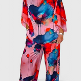 Claudia – Conjunto Floral de Dos Piezas con Estilo Sofisticado y Cómodo